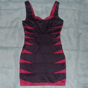 Curve hugging dress, gorgeous!